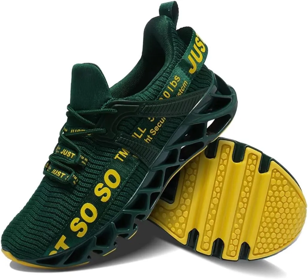 UMYOGO Mens Athletic Walking Blade Running Tennis Shoes Fashion Sneakers