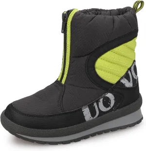 UOVO Kids Boys girls Snow Boots Warm Ankle Fur Lined Slip Resistant Waterproof Outdoor Winter Shoes(Little Kids/Big Kids)