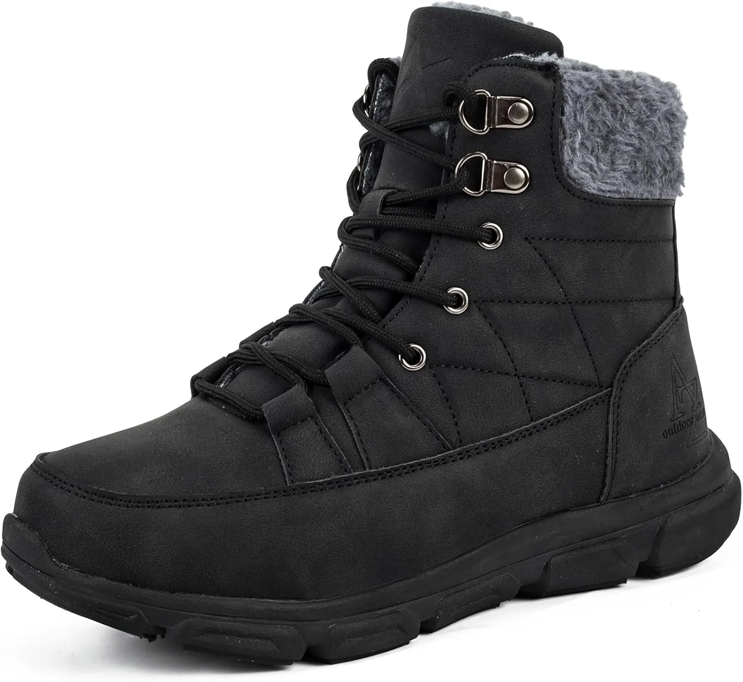 UPSOLO Womens Winter Snow Boots Waterproof Fuzzy Lightweight Warm Ankle Booties