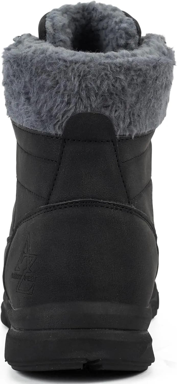 UPSOLO Womens Winter Snow Boots Waterproof Fuzzy Lightweight Warm Ankle Booties