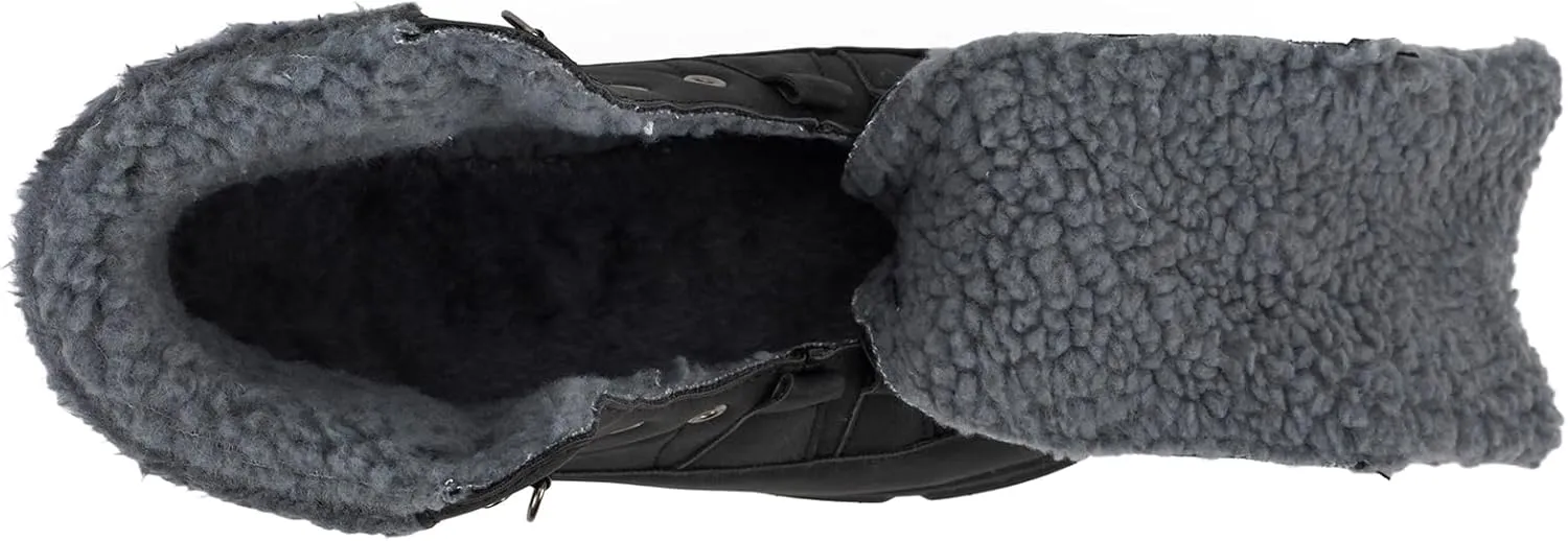 UPSOLO Womens Winter Snow Boots Waterproof Fuzzy Lightweight Warm Ankle Booties