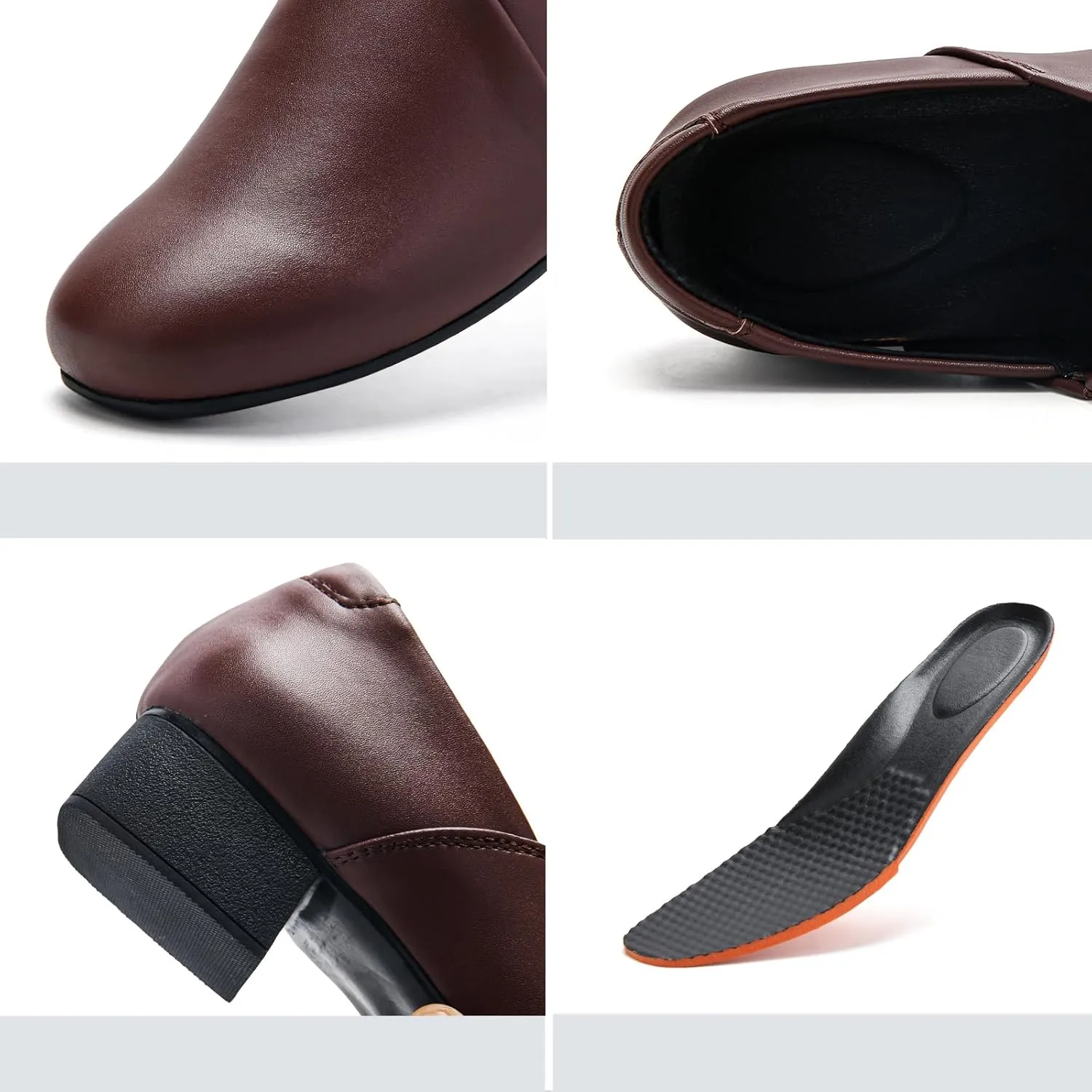 UZB Loafers for Women Dress Shoes Slip On Shoes Low Heel Casual Work Office Dressy Shoes