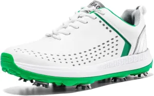 VEACAM Mens Golf Shoes Waterproof Golf Trainers Outdoor Golfing Sports Shoes Casual Ligthweight Golf Sneakers