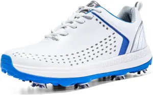 VEACAM Mens Golf Shoes Waterproof Golf Trainers Outdoor Golfing Sports Shoes Casual Ligthweight Golf Sneakers