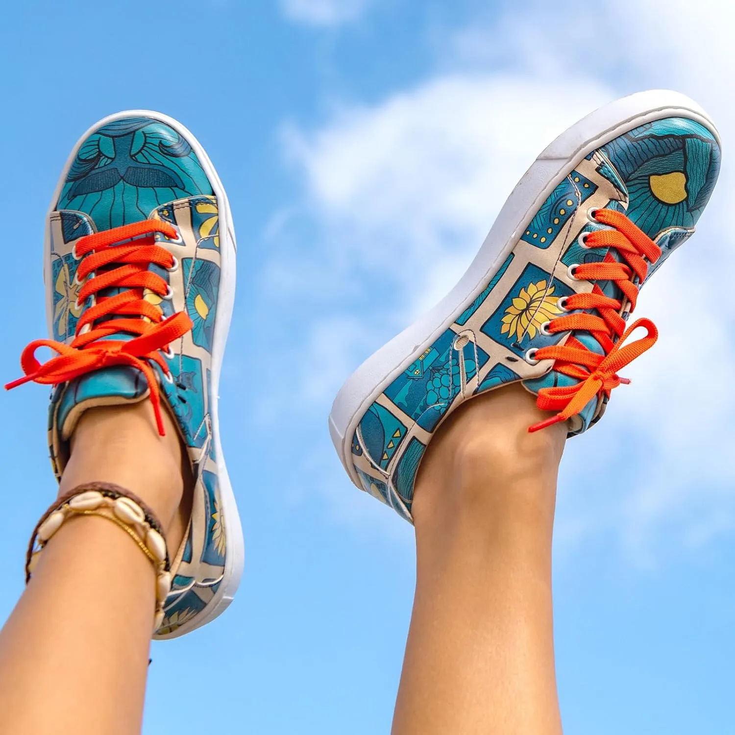 Vegan Leather Sneakers for Women - Handmade and Unique Fashion Sneakers for Women