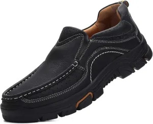 Venshine Mens Casual Slip On Loafers Shoes Walking Dress Leather Shoes