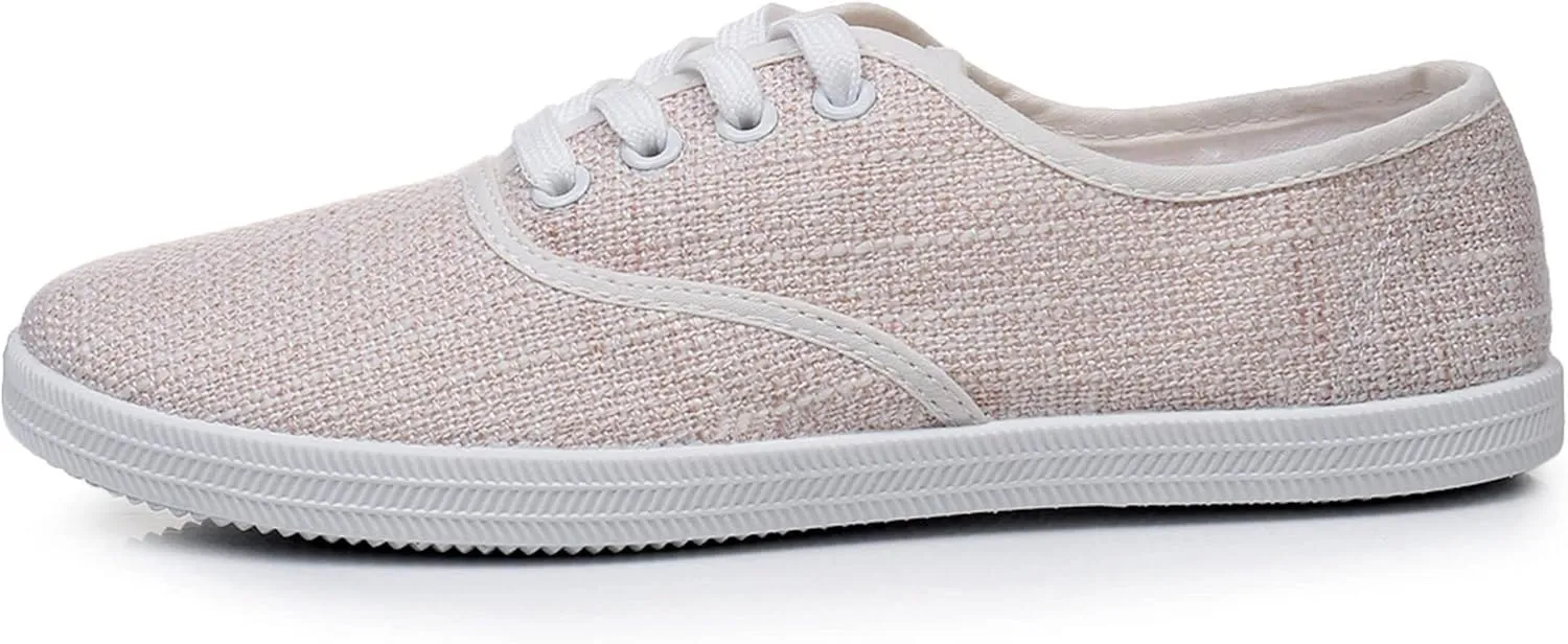 VenusCelia Women's Rainbow Lace Up Sneaker Shoes
