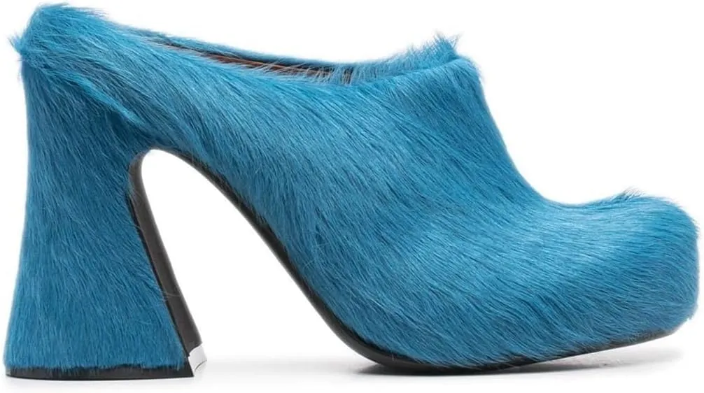 Vertundy Mule Heels for Women Backless Slide Shoes Ladies