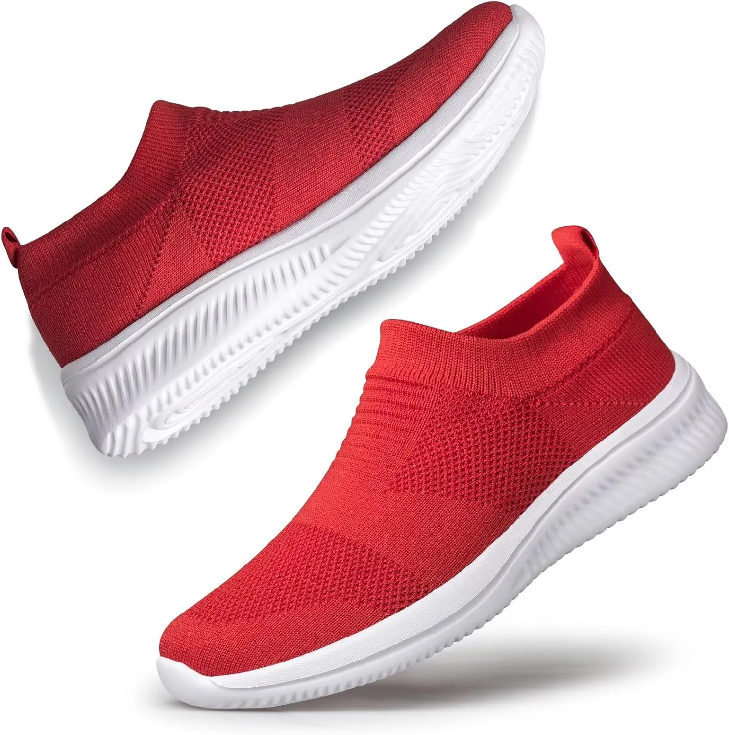 vibdiv Walking Shoes Women Casual Sock Sneakers Lightweight Comfy Breathable Pull-on Zapatillas de Mujer