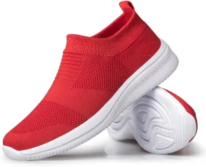 vibdiv Walking Shoes Women Casual Sock Sneakers Lightweight Comfy Breathable Pull-on Zapatillas de Mujer