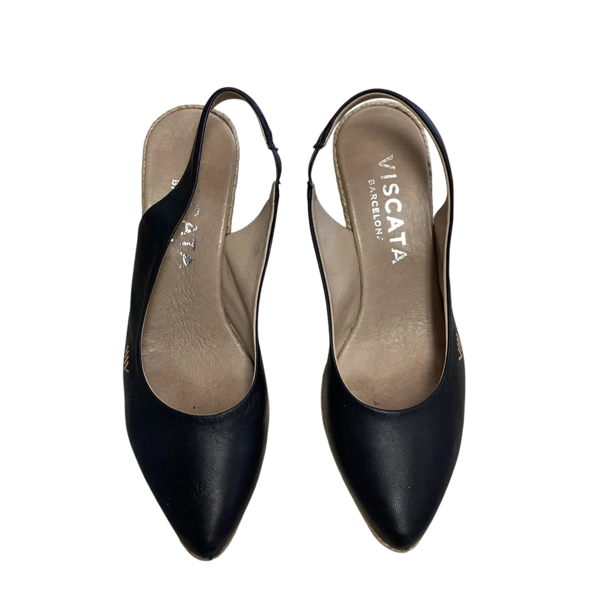 VISCATA BLACK ESPADRILLES 214  Size 8.5