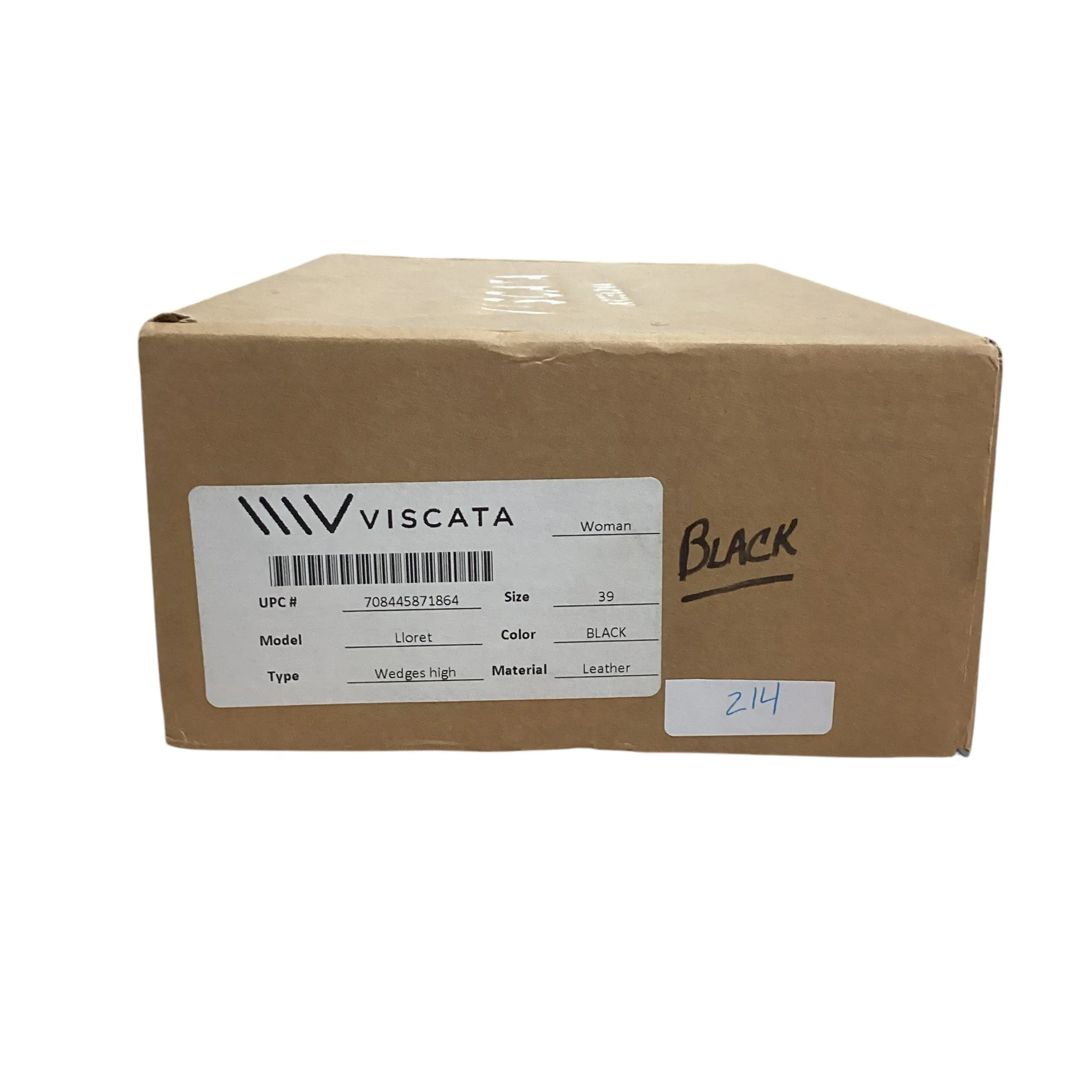 VISCATA BLACK ESPADRILLES 214  Size 8.5