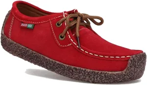 VOKLIN Women's Casual Driving Loafers Moccasins Lace Up Breathable Comfortable Flat Driver Oxfords Shoes