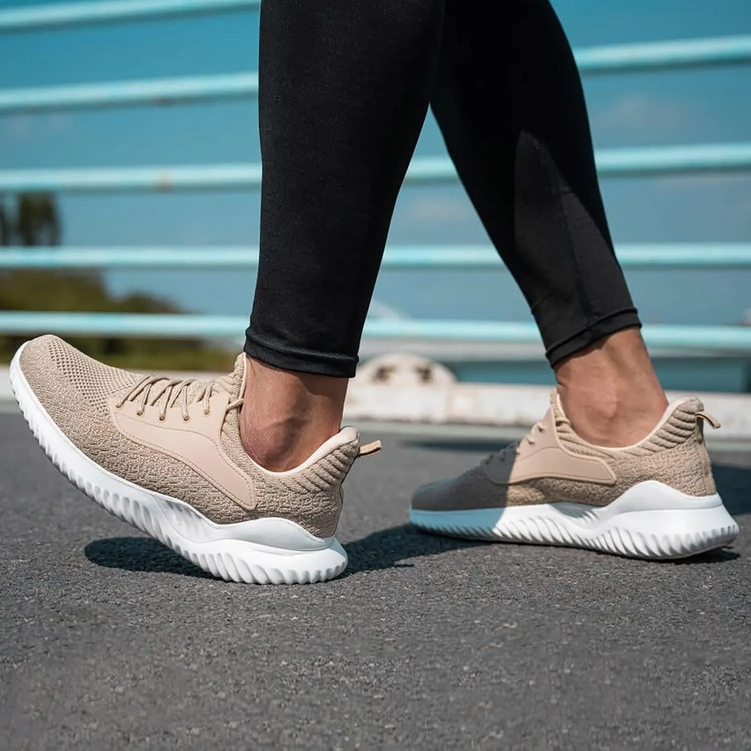 Walking Shoes for Men Sneakers - Slip on Memory Foam Running Tennis Shoes for Athletic Workout Gym Jogging Indoor Outdoor Lightweight Breathable Casual Sneakers