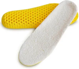 Warm Sport Insole Soft Breathable Cashmere Thermal Winter Insole for Shoes Pad(37)
