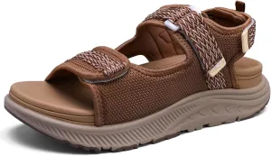 WateLves Womens Orthopedic Walking Sandals Summer Casual Outdoor Hiking Water Platform Sandals with Adjustable Strap Comfortable Plantar Fasciitis Arch Support