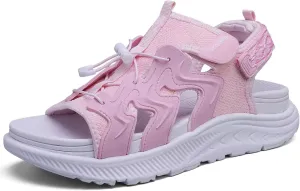 WateLves Womens Orthopedic Walking Sandals Summer Casual Outdoor Hiking Water Platform Sandals with Adjustable Strap Comfortable Plantar Fasciitis Arch Support