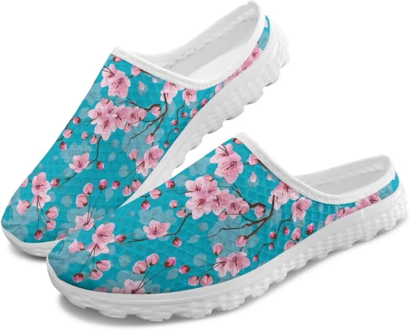 Water Shoes for Wome Mules Slip On Mesh Flats Aqua Shoes Lightweight Comfy Womens Casual Flats Barefoot Footwear