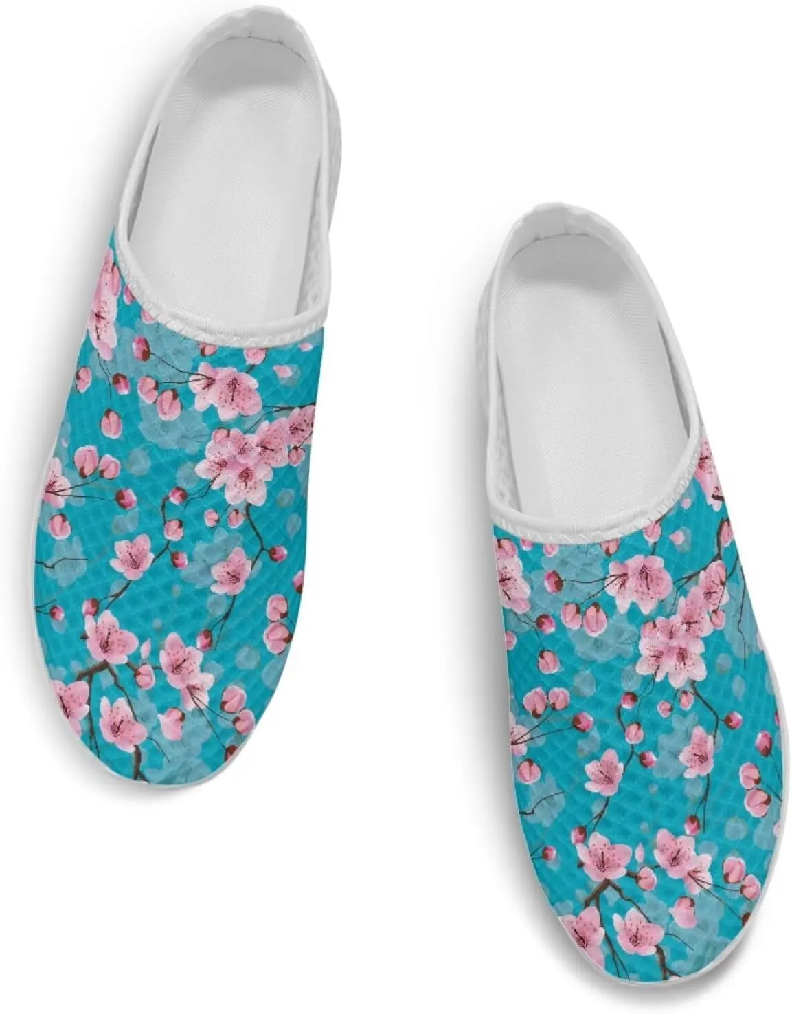 Water Shoes for Wome Mules Slip On Mesh Flats Aqua Shoes Lightweight Comfy Womens Casual Flats Barefoot Footwear