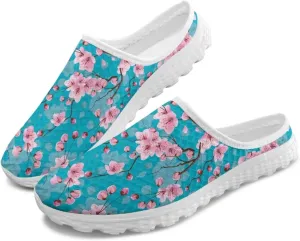 Water Shoes for Wome Mules Slip On Mesh Flats Aqua Shoes Lightweight Comfy Womens Casual Flats Barefoot Footwear