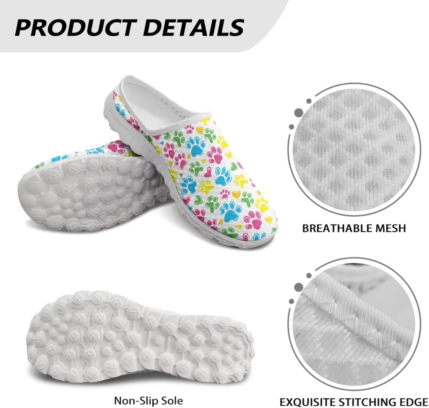 Water Shoes for Wome Mules Slip On Mesh Flats Aqua Shoes Lightweight Comfy Womens Casual Flats Barefoot Footwear