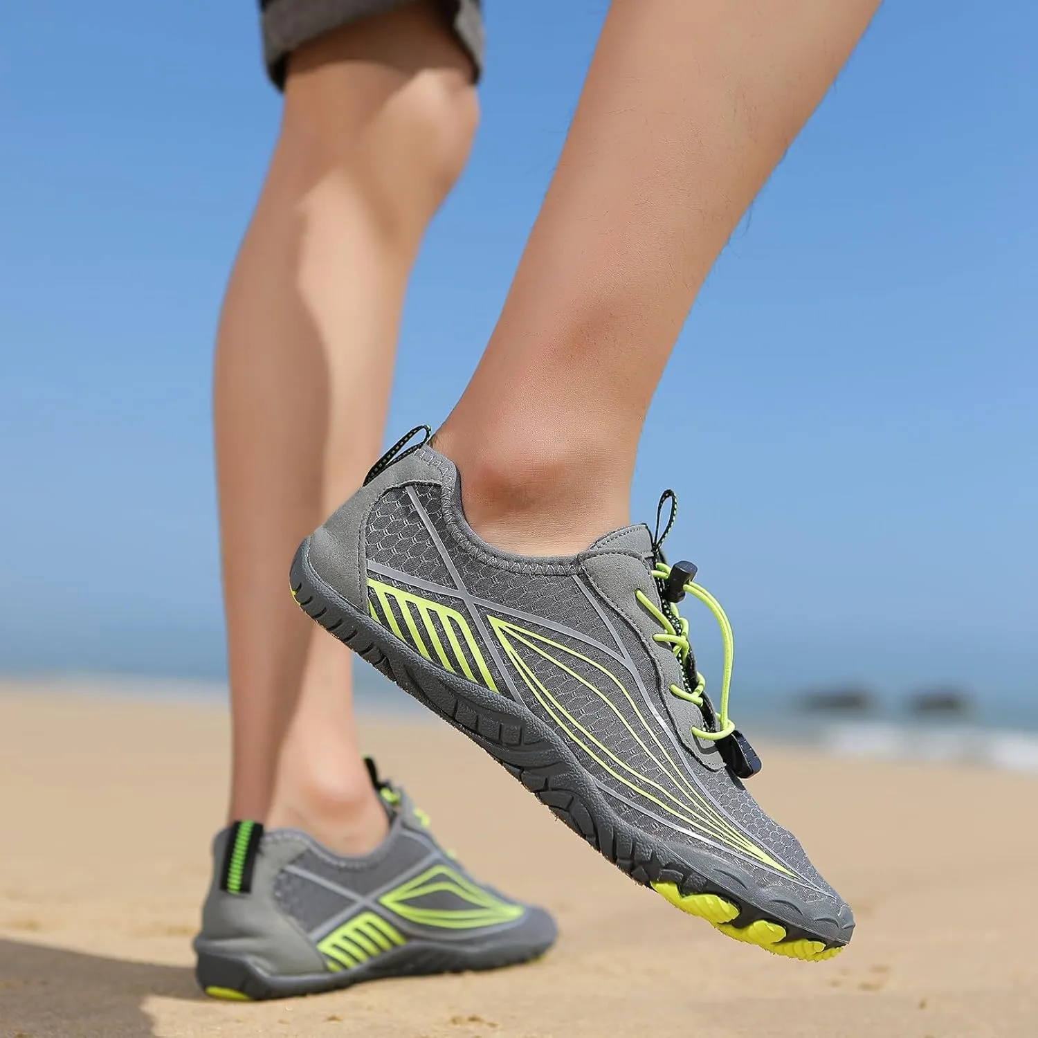 Water Shoes Men Women Adult Quick-Dry Non Slip,Aqua Sock Barefoot for Beach Swim River Pool Lake Hiking Kayaking Surfing Men's and Women's Beach Diving Shoes Summer Sneaker Indoor Yoga Sports Shoe