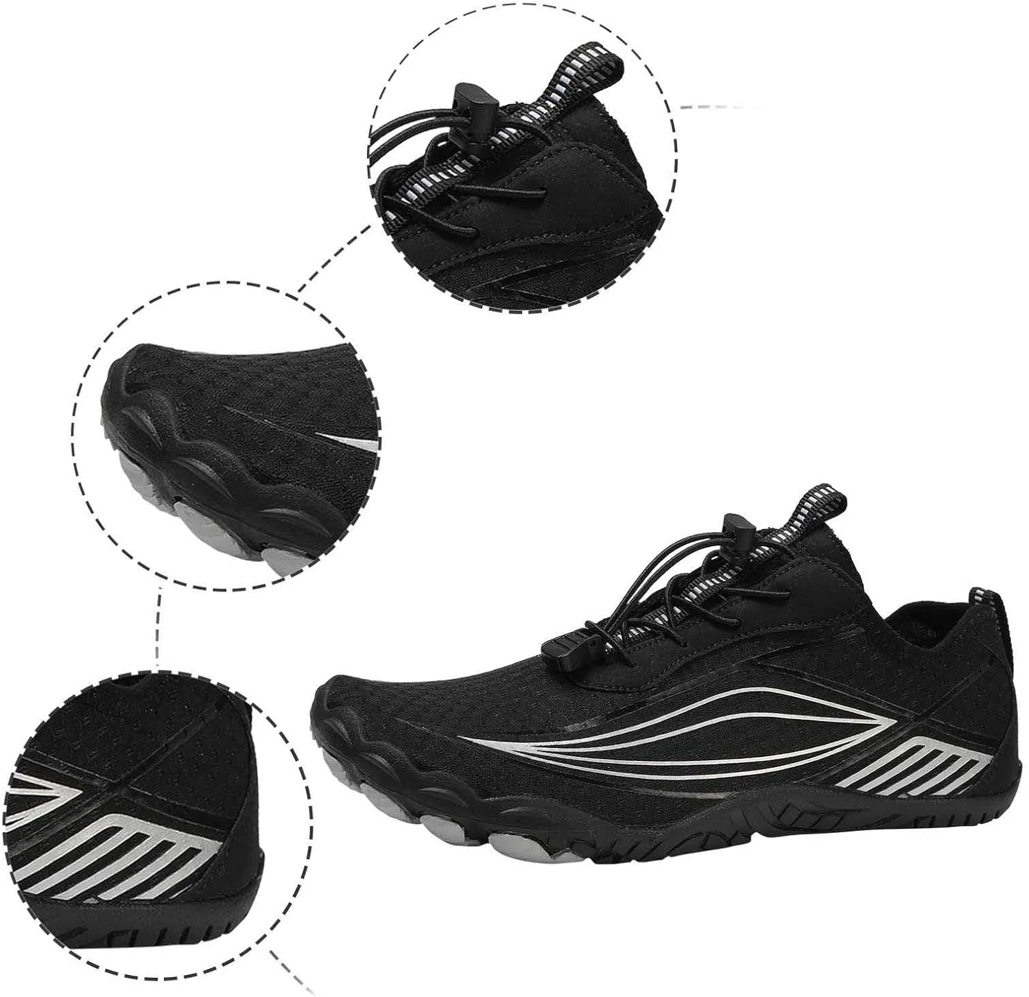 Water Shoes Men Women Adult Quick-Dry Non Slip,Aqua Sock Barefoot for Beach Swim River Pool Lake Hiking Kayaking Surfing Men's and Women's Beach Diving Shoes Summer Sneaker Indoor Yoga Sports Shoe