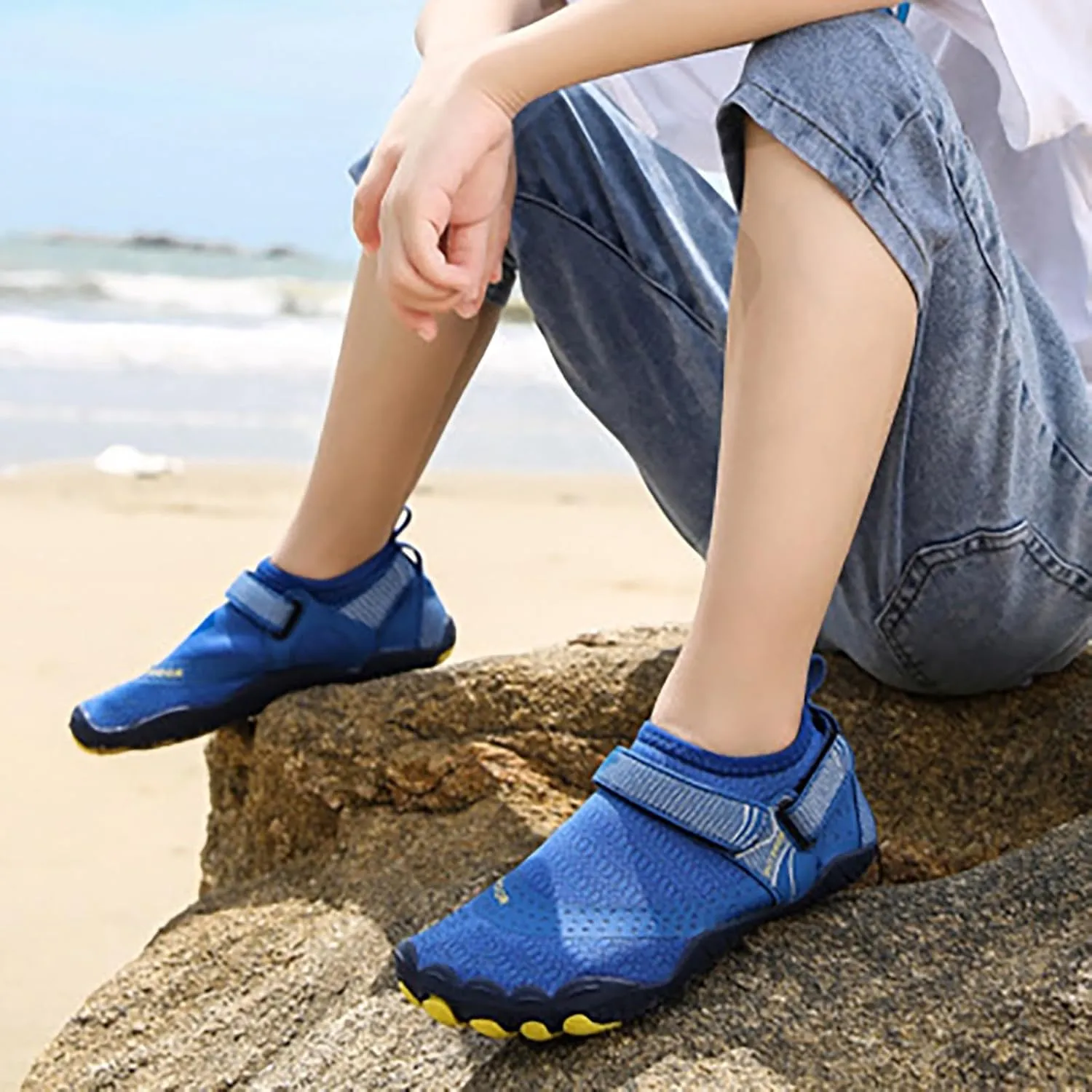 Water Shoes Women Men Barefoot Quick Dry Aqua Beach Swim Pool Surf Yoga Hiking Kayaking Lightweight Non Slip Outdoor Activities