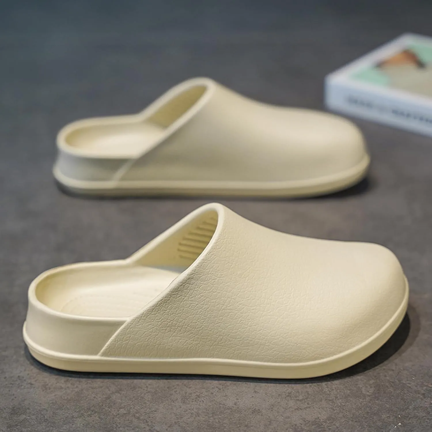 Waterproof EVA Garden Clogs for Men and Women - Non-Slip, Lightweight House Slippers - Oil & Water Resistant Safety Shoes for Kitchen, Restaurant, Garden, Hospital - Basic & Lined Versions