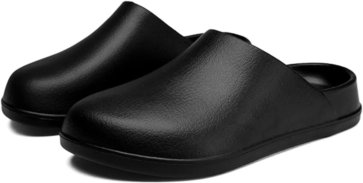 Waterproof EVA Garden Clogs for Men and Women - Non-Slip, Lightweight House Slippers - Oil & Water Resistant Safety Shoes for Kitchen, Restaurant, Garden, Hospital - Basic & Lined Versions