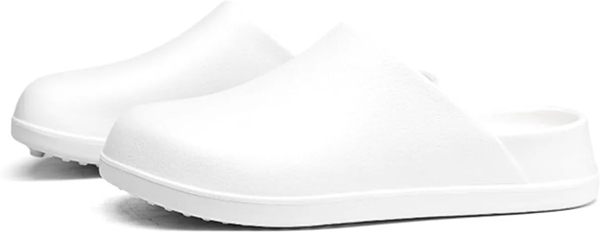 Waterproof EVA Garden Clogs for Men and Women - Non-Slip, Lightweight House Slippers - Oil & Water Resistant Safety Shoes for Kitchen, Restaurant, Garden, Hospital - Basic & Lined Versions
