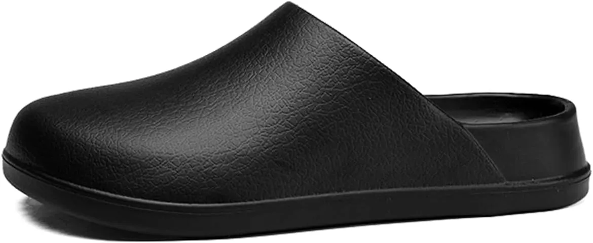 Waterproof EVA Garden Clogs for Men and Women - Non-Slip, Lightweight House Slippers - Oil & Water Resistant Safety Shoes for Kitchen, Restaurant, Garden, Hospital - Basic & Lined Versions