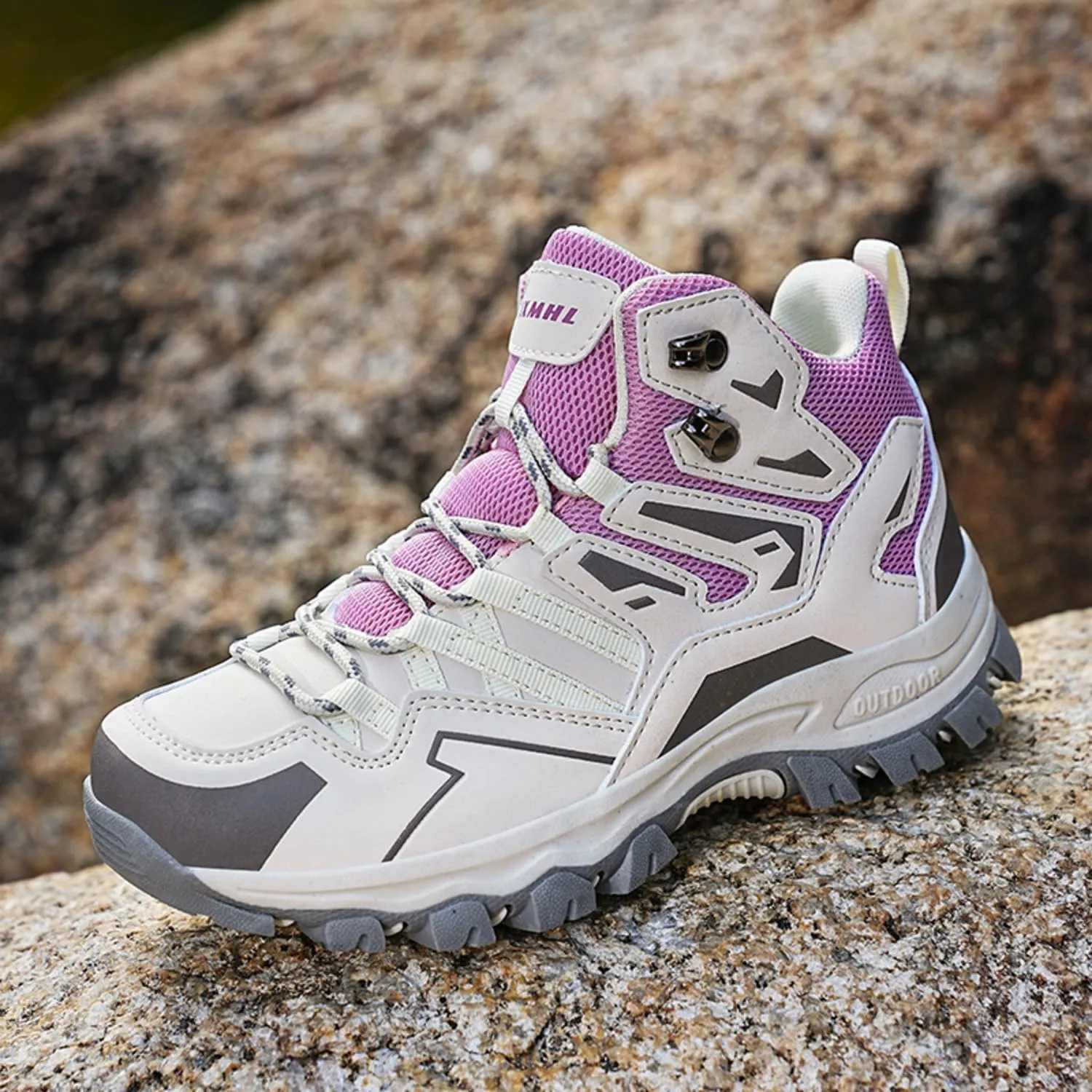 Waterproof Women's Hiking Boots Trekking Camping Boots for Outdoor