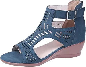 Wedge 2025 Heeled Sandals Cute Spring Open Toe Trendy Casual Comfort Summer Cover Heel Dressy Cutout Party Beach Comfortable T Strap Shoes Bling Sparkly Thong Slippers Crystal Sandal