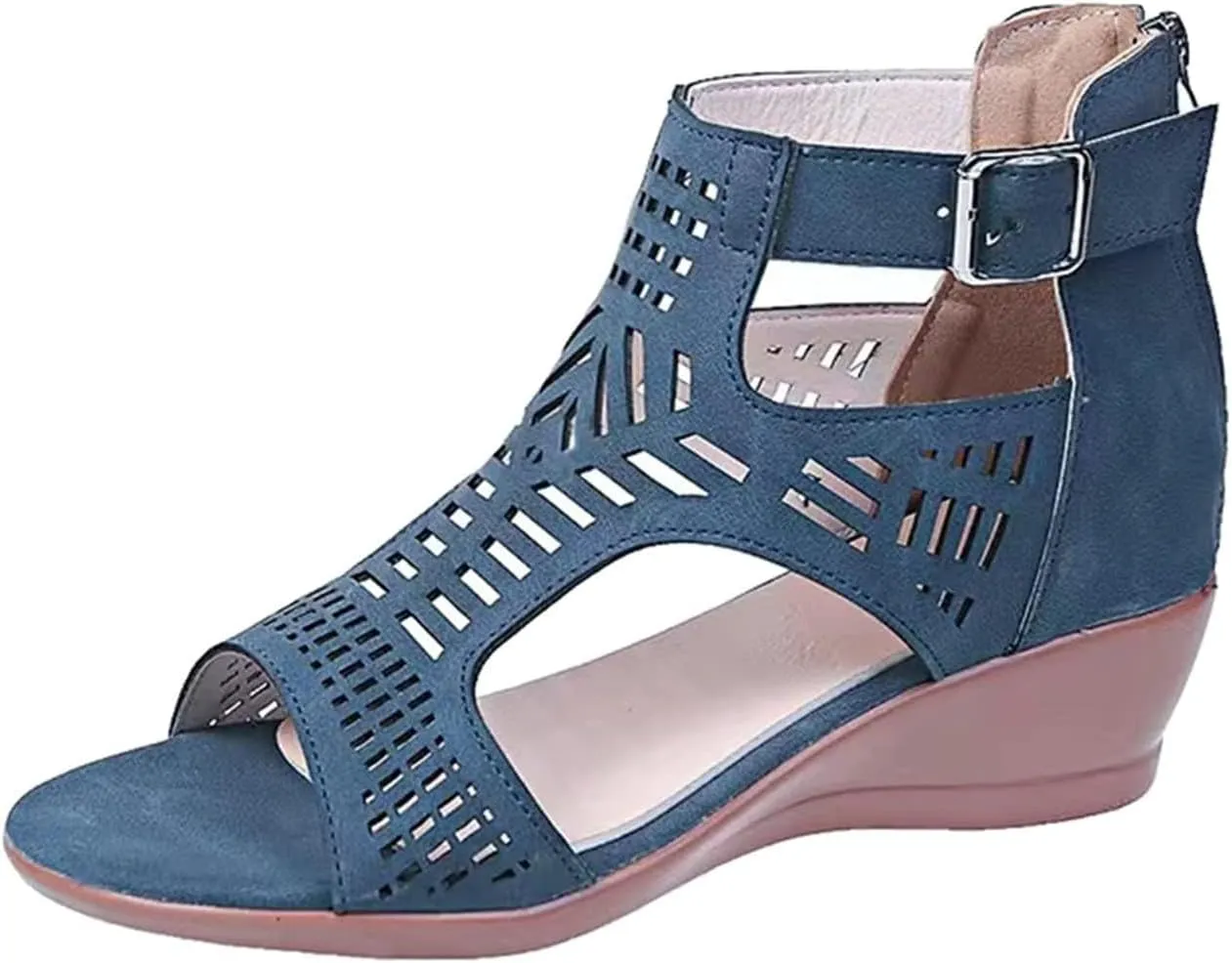 Wedge 2025 Heeled Sandals Cute Spring Open Toe Trendy Casual Comfort Summer Cover Heel Dressy Cutout Party Beach Comfortable T Strap Shoes Bling Sparkly Thong Slippers Crystal Sandal