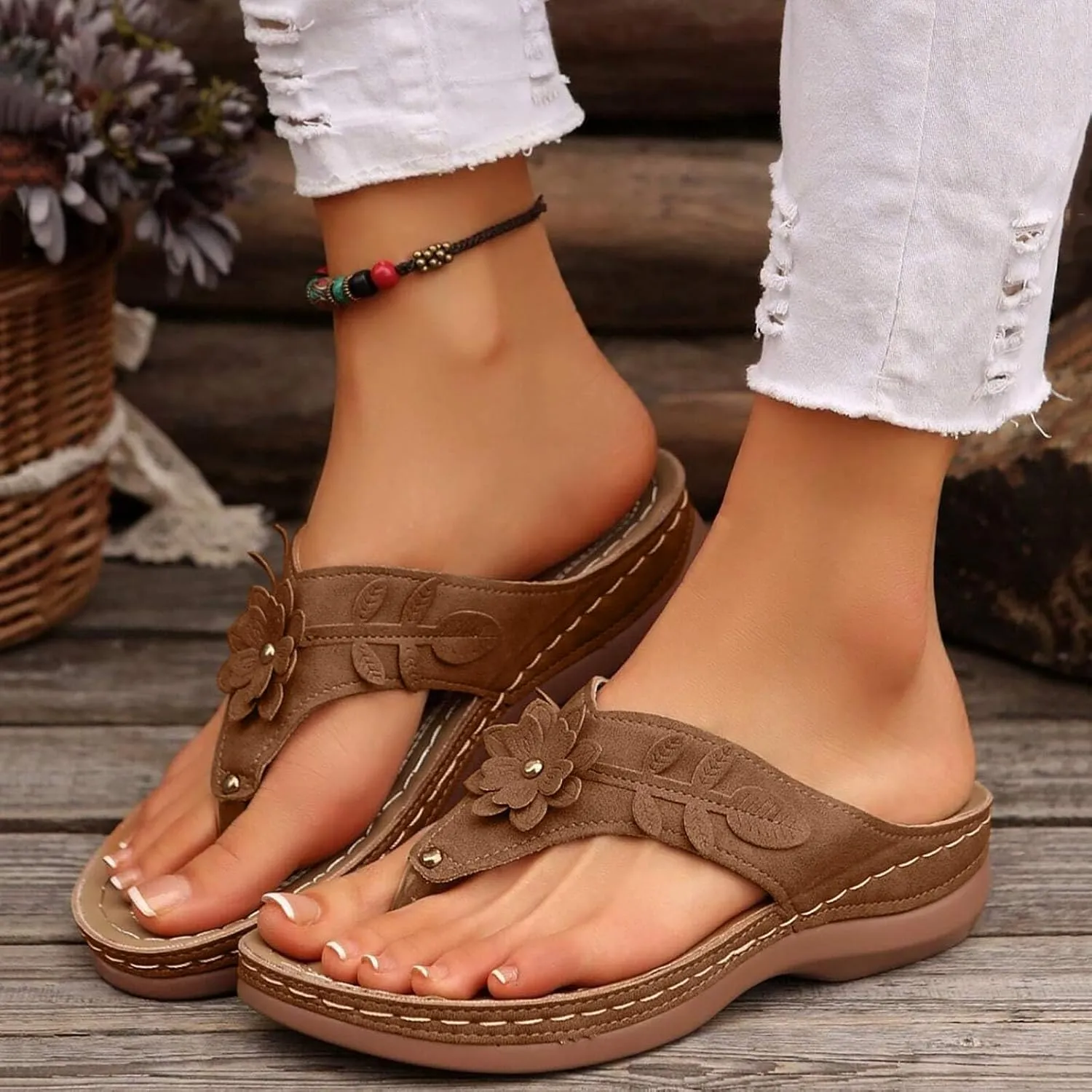 Wedge 2025 Heeled Sandals Cute Spring Open Toe Trendy Casual Comfort Summer Cover Heel Dressy Cutout Party Beach Shoes Leather Rhinestone Glitter Sparkly Dress Flip Flop Flat Slides