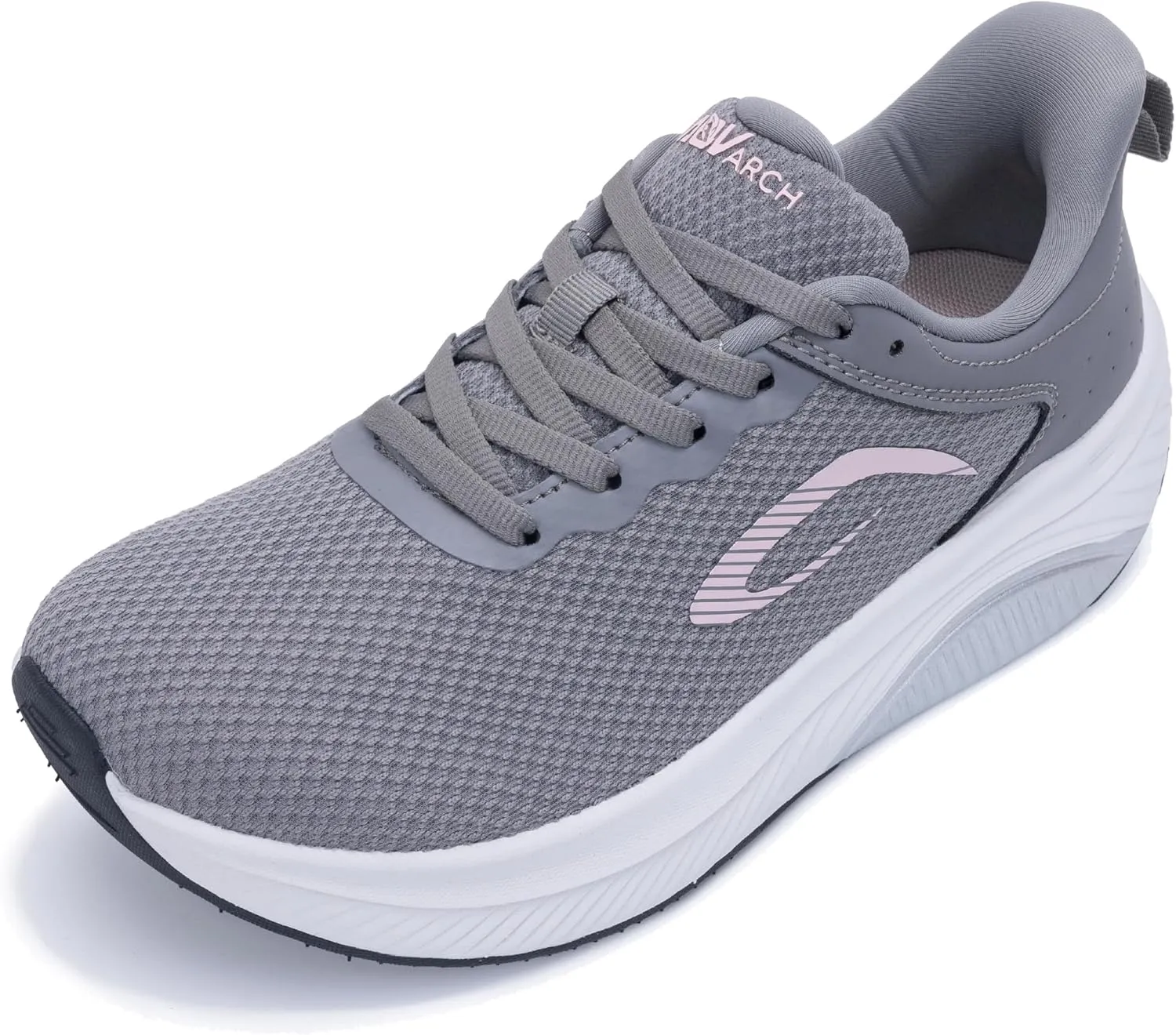 Wide Toe Box Shoes Women Arch Support Walking Shoes for Plantar FasciitisWide Width Orthotic Tennis Sneakers
