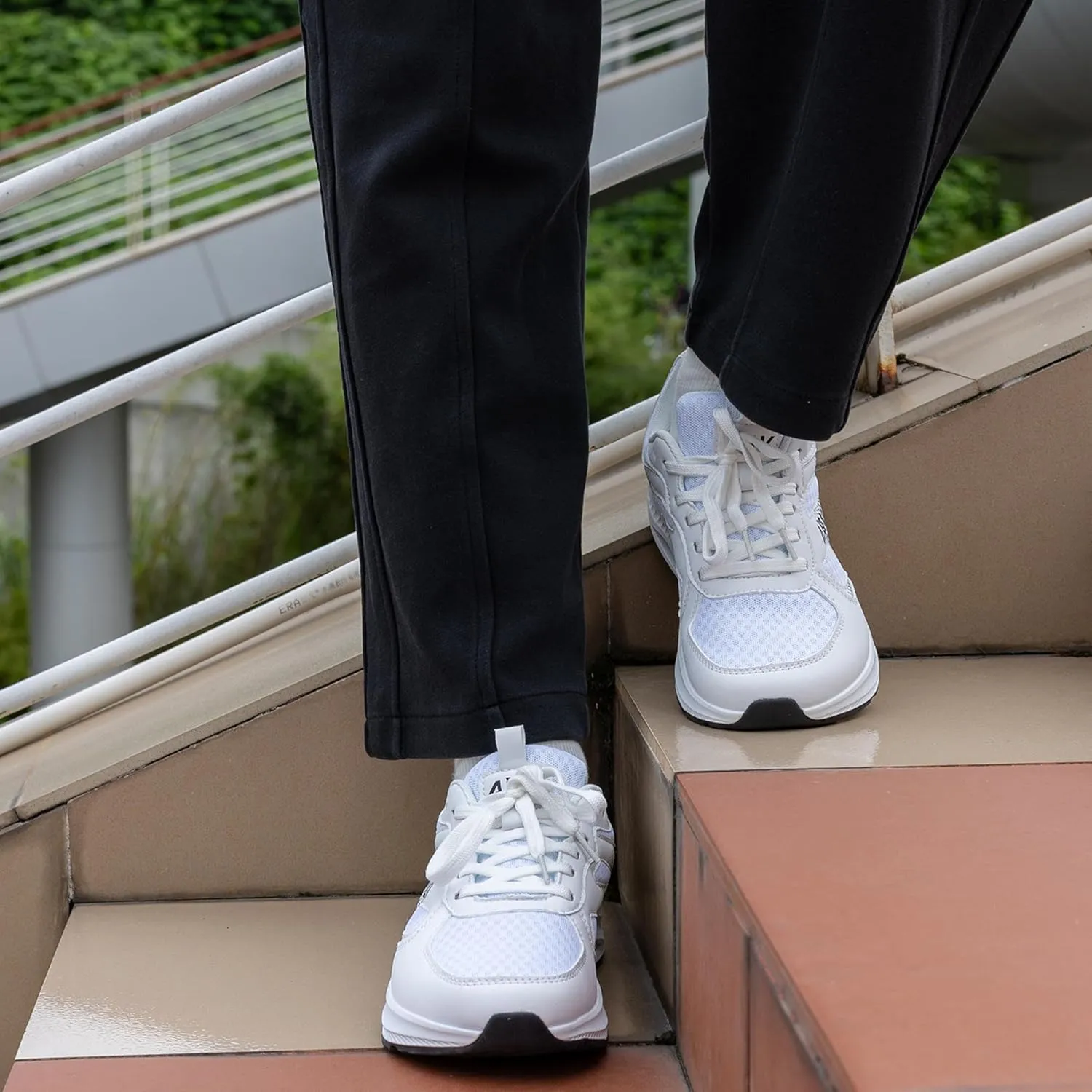 Wide Toe Box Shoes Women with Arch Support Orthotic Plantar Fasciitis Walking Shoes Air Tennis Sneakers
