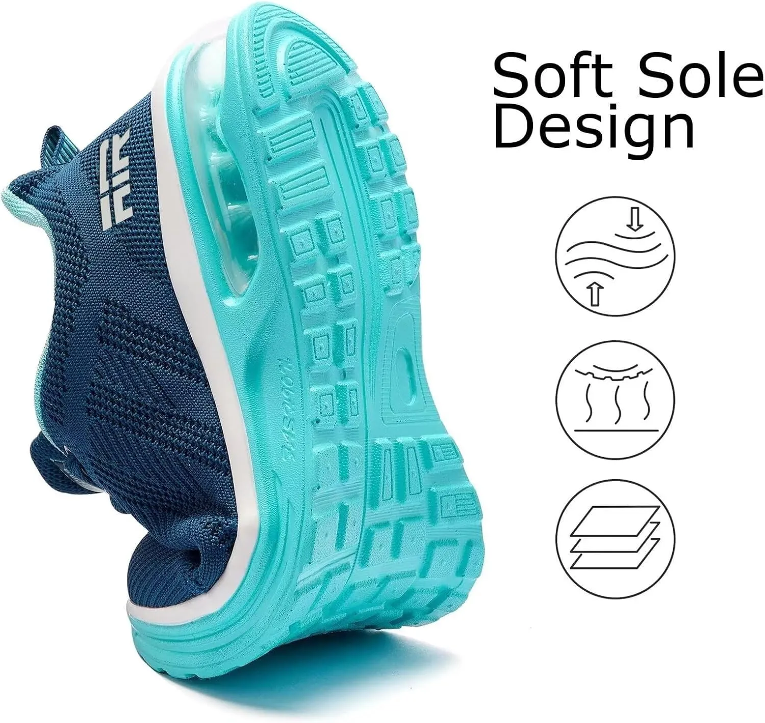 Wide Width Womens Sneakers Air Cushion Running Shoes Walking Tennis Shoes for Women