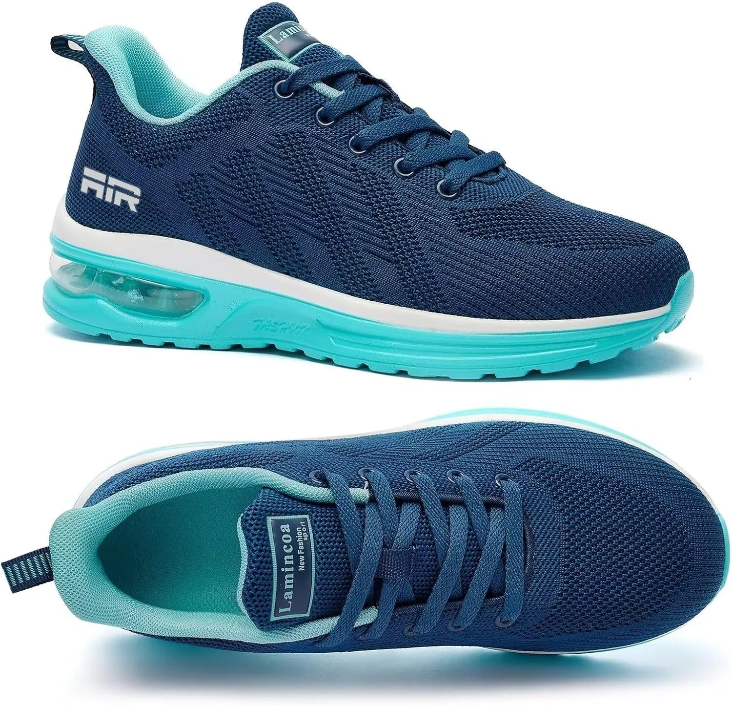 Wide Width Womens Sneakers Air Cushion Running Shoes Walking Tennis Shoes for Women