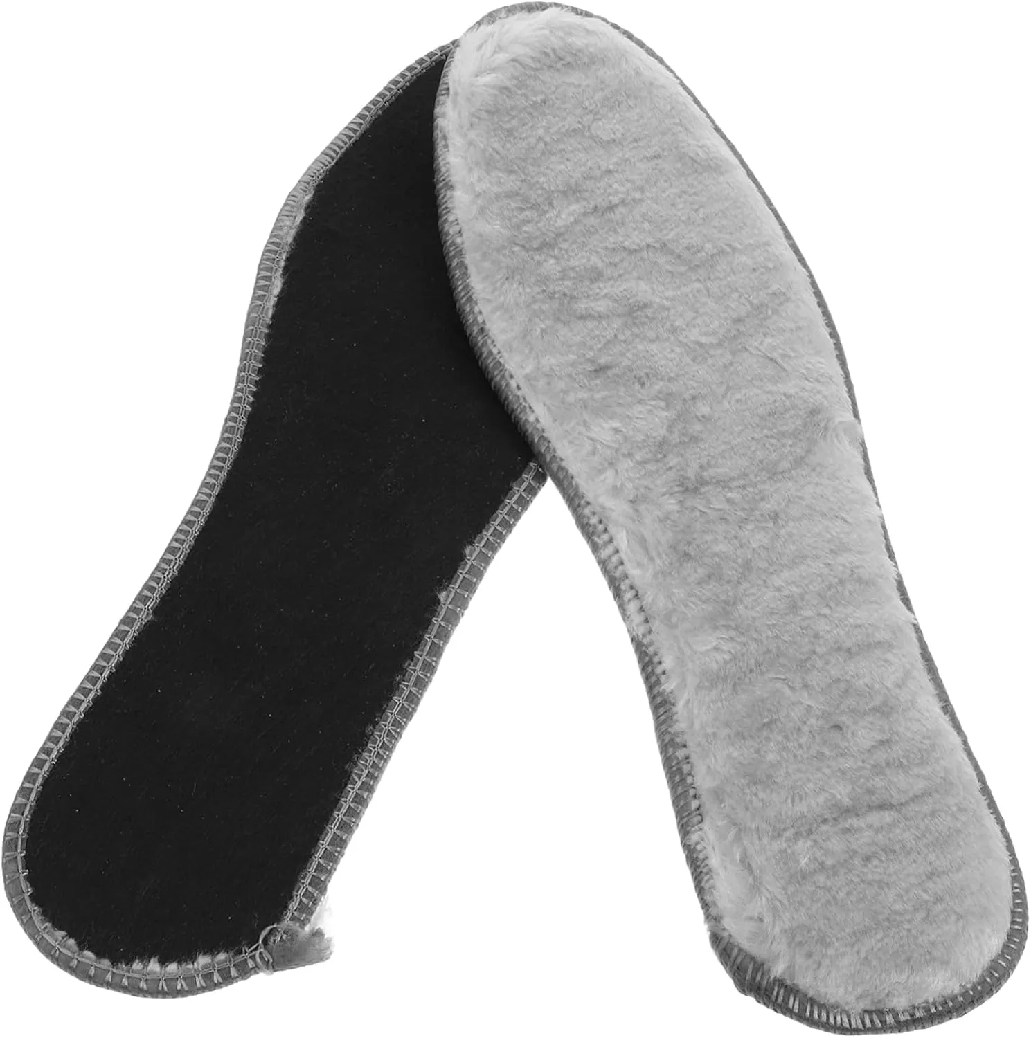 Winter Fluffy Shoe Inserts 4 Pairs Warm Insoles for Women Men Thick Plush Liners Shoe Pads Inserts