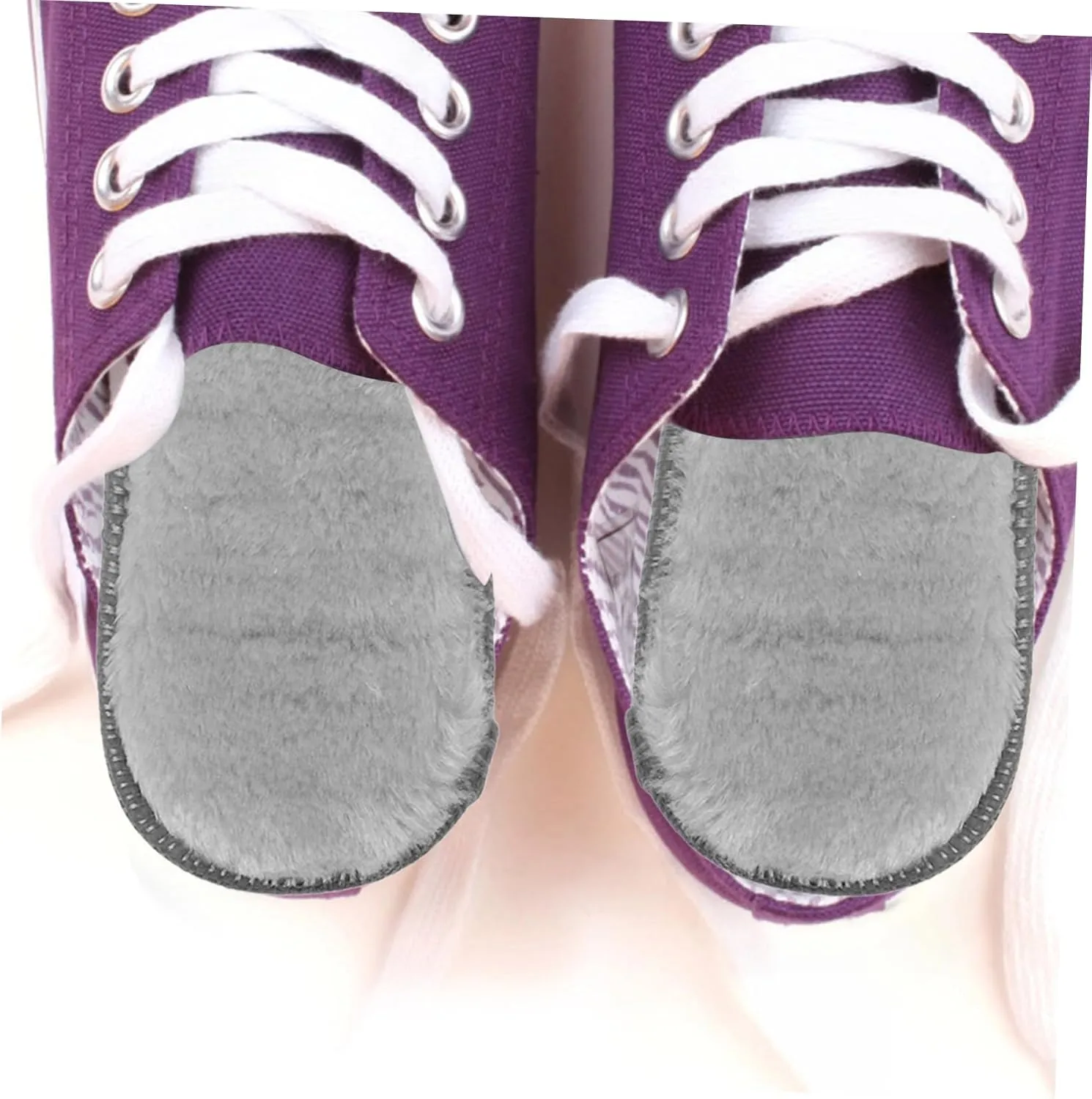 Winter Fluffy Shoe Inserts 4 Pairs Warm Insoles for Women Men Thick Plush Liners Shoe Pads Inserts