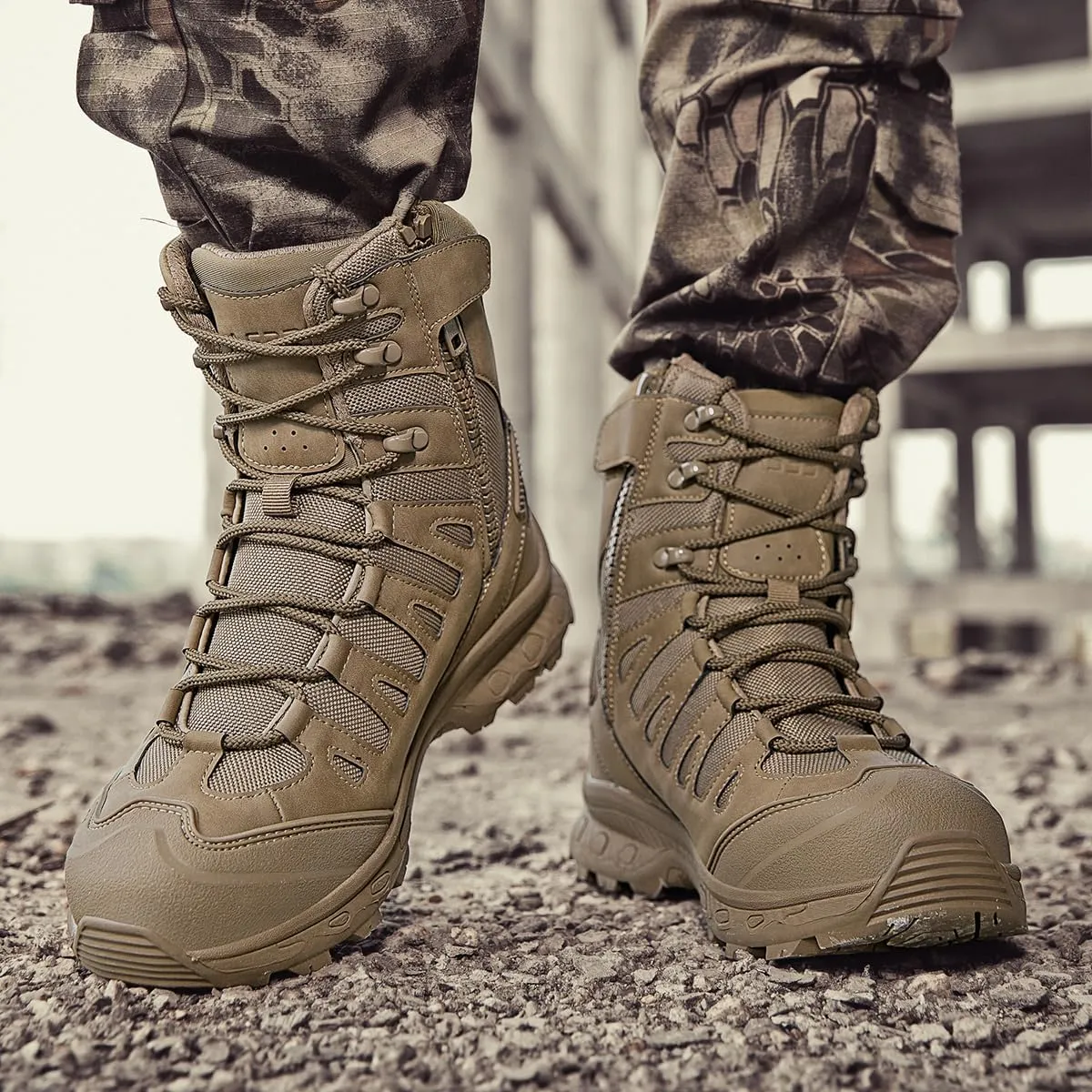Winter Snow Boots Waterproof Military Training Anti Slip Warm Boots Thickened Cotton Walking Ankle Boots For Man