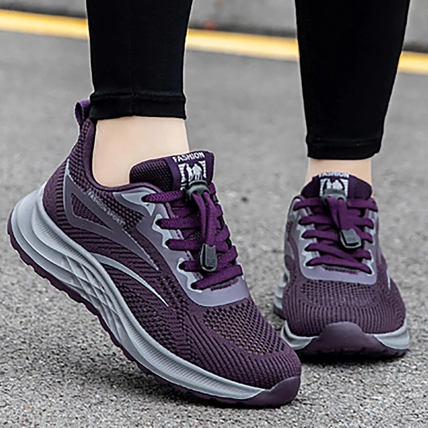 Women Comfortable Slip On Shoes Casual Walking Sneakers Lightweight Canvas Flats Non Slip Breathable Loafers