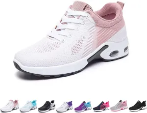 Women Orthopedic Sneakers Stylish Walking Shoes, 2025 New Air Running Shoes, Non Slip Walking Sneakers, Mesh Air Cushion Sneakers for Gym Workout Sports