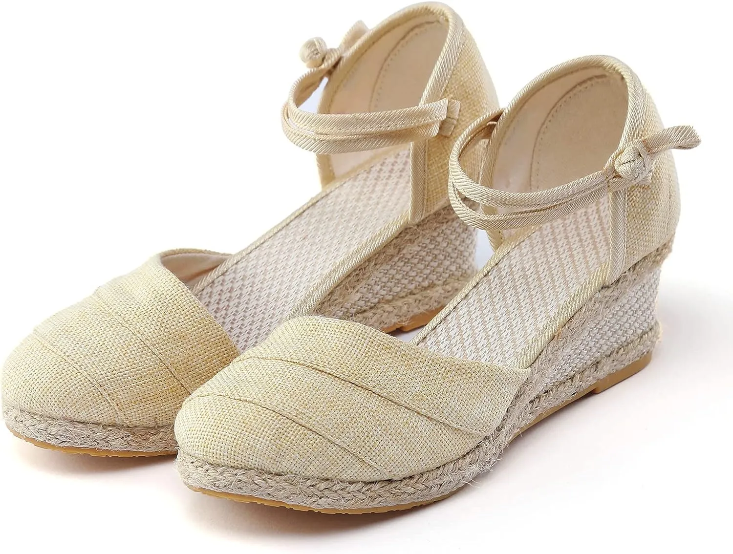 Women Ripple Sandals Platform Wedge Sandals Fashion Versatile Braided Buckle Breathable Wedge S Women Sandals Wide