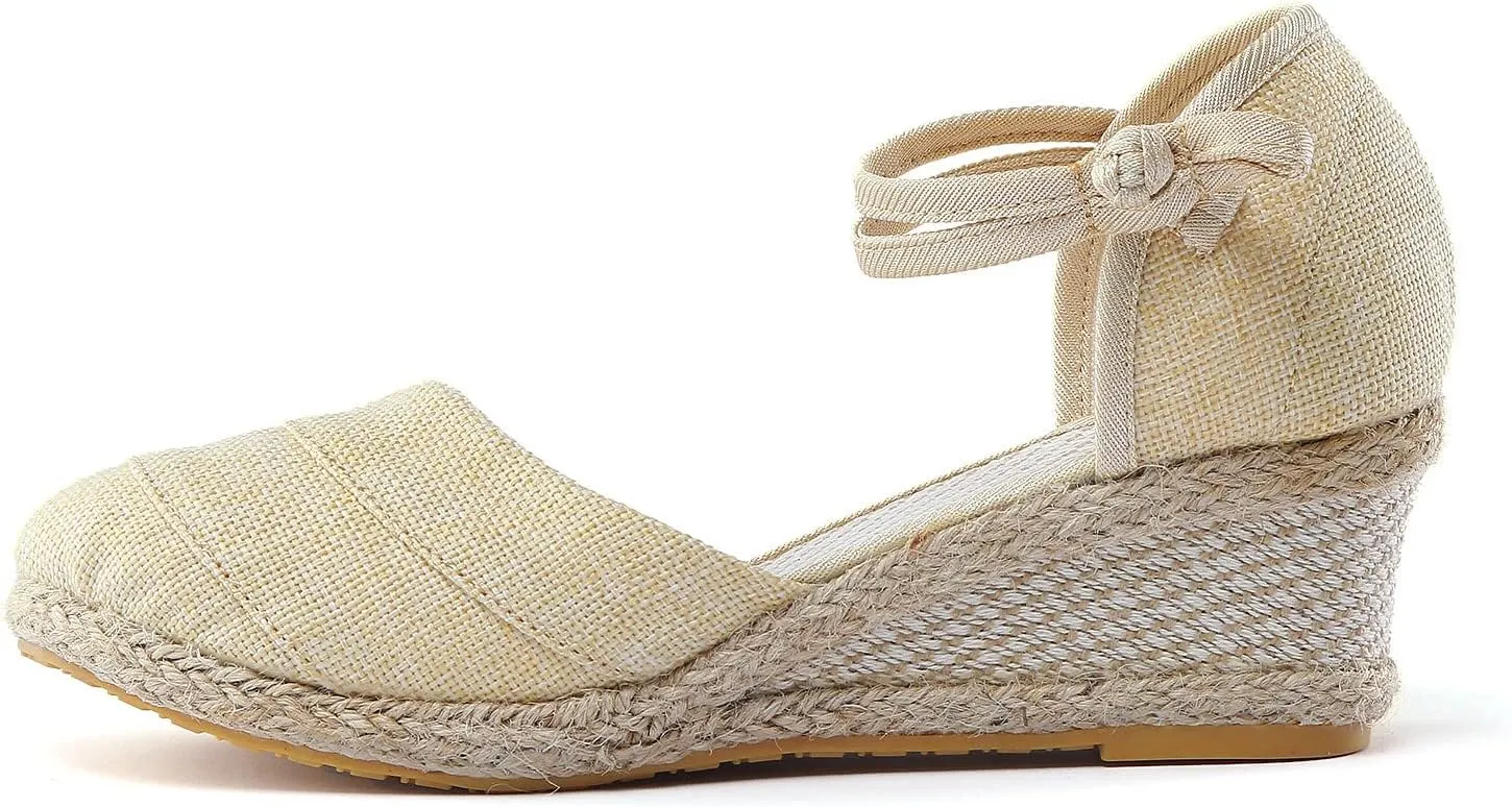 Women Ripple Sandals Platform Wedge Sandals Fashion Versatile Braided Buckle Breathable Wedge S Women Sandals Wide