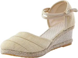 Women Ripple Sandals Platform Wedge Sandals Fashion Versatile Braided Buckle Breathable Wedge S Women Sandals Wide