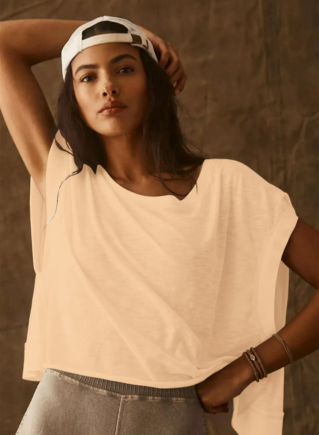 Women Short Sleeve Workout Shirts Open Back Tops Casual Yoga Y2k Athletic Gym Slouchy Crop Running Tees