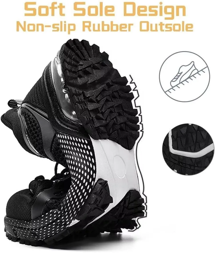 Womens Air Running Shoes Non Slip Tennis Walking Shoes Women Mesh Cushion Sneakers for Gym Workout Sports
